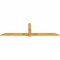 Ekena Millwork Eugene Rough Sawn Timber Gable Bracket, Western Red Cedar, 84"W x 24"H x 2"D x 4"F, 7/12 Pitch GBW084X24X0204EUG00RWR - alternate 4